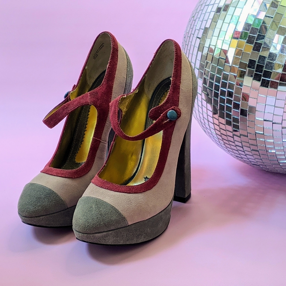 Vintage Platform Mary Jane's